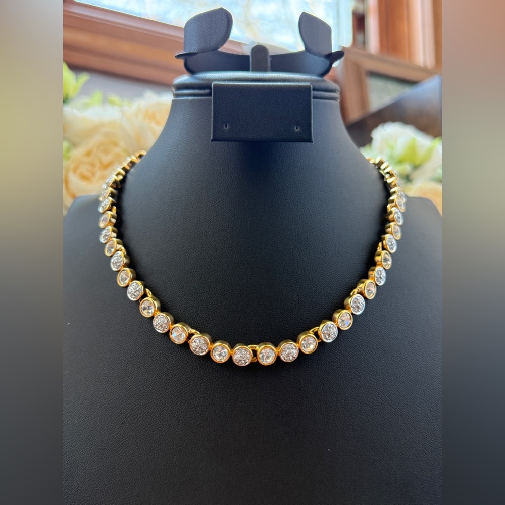 Authentic Swarovski Necklace (Swan Stamped)